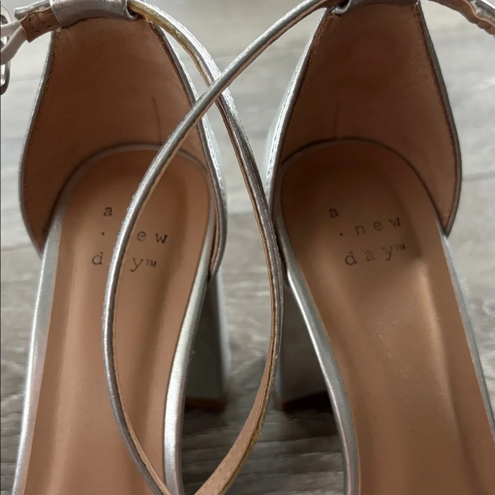 Silver heels